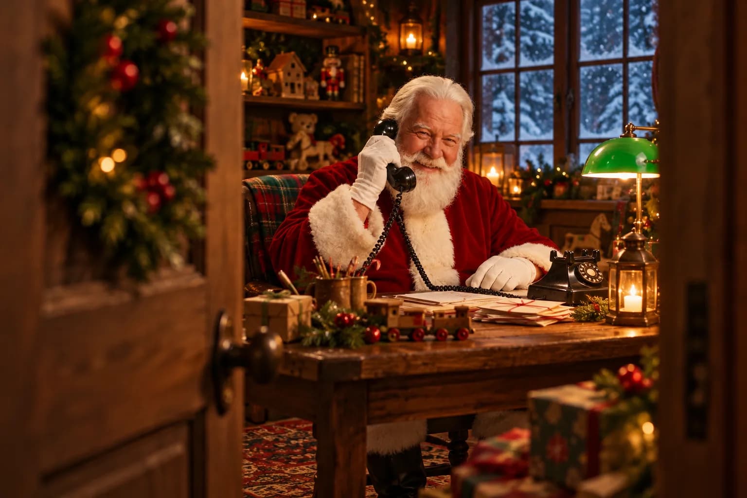 Świąteczny telefon prosto z pracowni Mikołaja